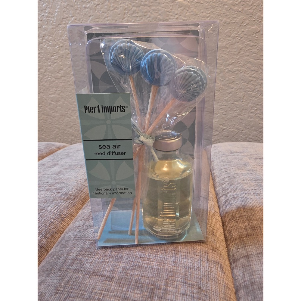 Pier 1 Imports Sea Air Reed Diffuser Seashell Decor Discontinued New 0.95 fl oz